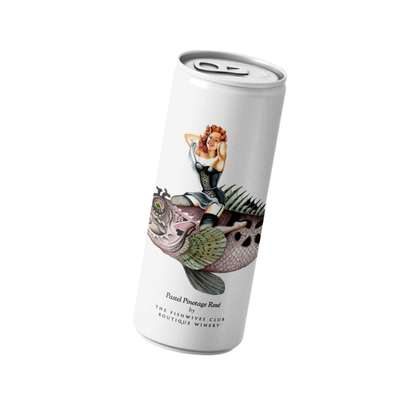 The Fishwives Club - Pastel Pinotage Rosé - 2025 - 25 cl blik