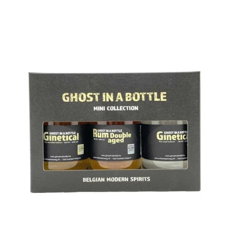 Ghost in a bottle - Hoeilaart - Discovery box - 40%vol. - 70cl - 3 in a box