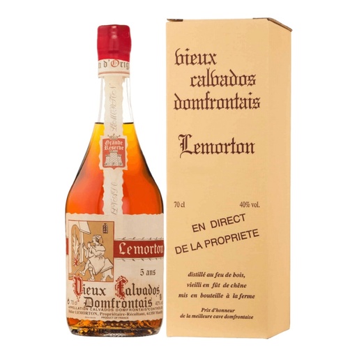 [Cal04] Lemorton Vieux Calvados Domfrontais Réserve 40° 70cl