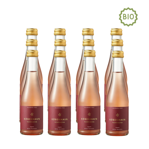 [KOB423] København - Rosa Rugosa - Alcoholvrije Kombucha - 0%vol. - 20cl