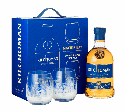[KIL002] Kilchoman - Machir Bay - Single Malt Whisky - 46%vol. - 70cl - Giftpack met 2 glazen